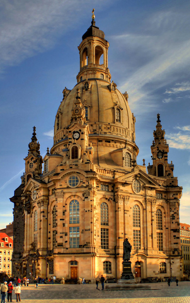 Restored Frauenkirche in Dresden