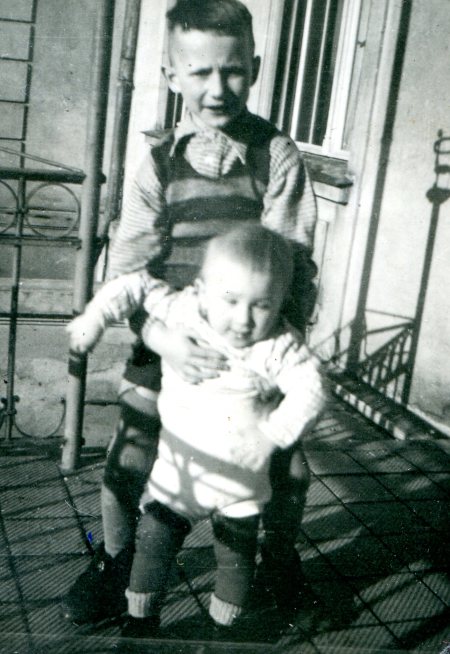 Gerhard Holding his Kid Brother