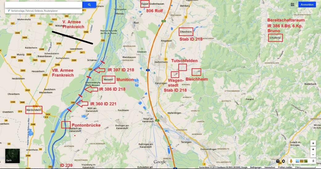 Übersicht Oberrhein