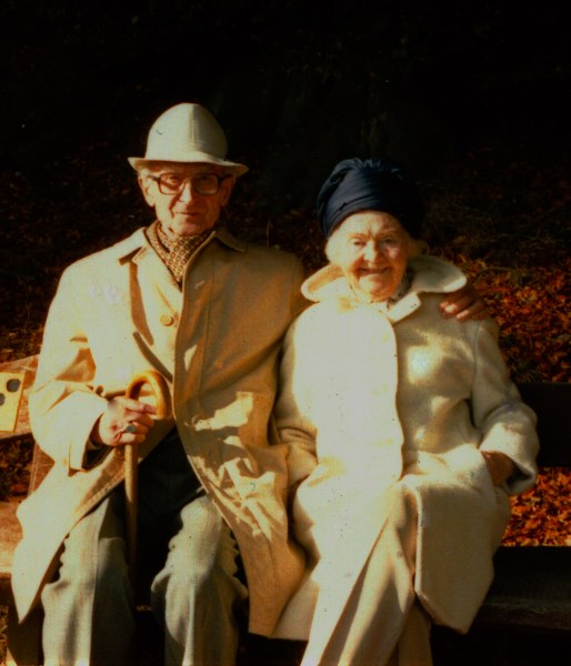 Uncle Günther and Aunt Friedel in Kassel-Wilhelmshöhe in 1984