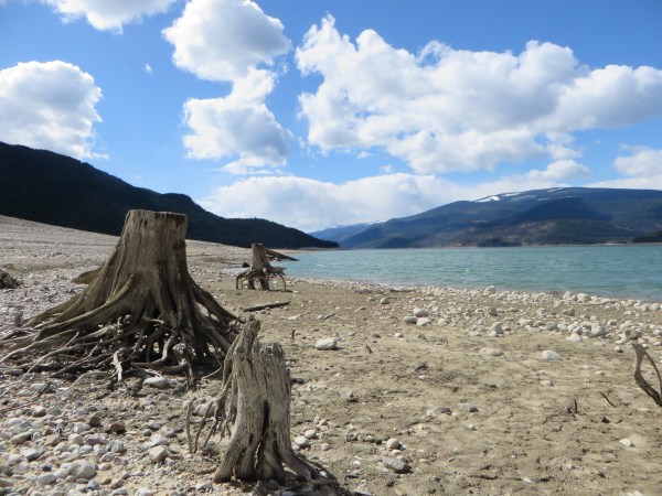 Lake at its Lowest Level before Spring Run-off