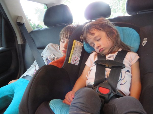 Azure and Emeline Sound Asleep upon Arrival in Fauquier