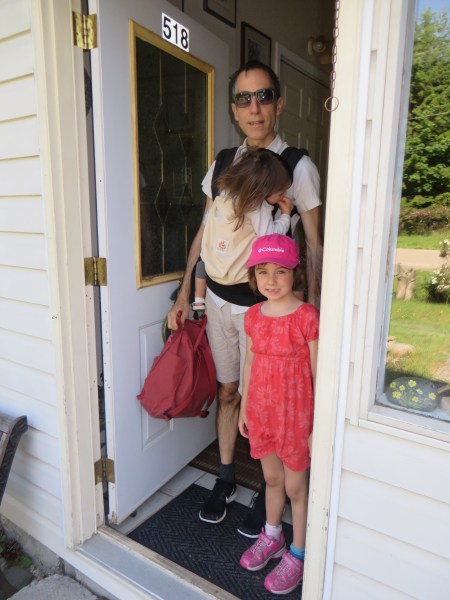Richard, Azure and Emeline ready to go to the Fauquier Boar Dock