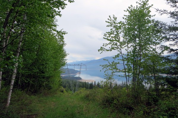 View from the Look-out onto the Arrow Lake