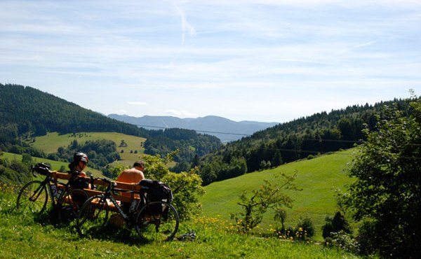 Blackforest with Mountain Bikers - Photo Credit: breisgau-schwarzwald.de