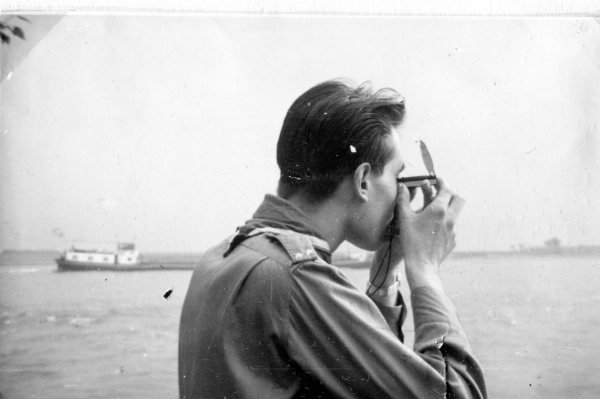 Peter Working with Compas