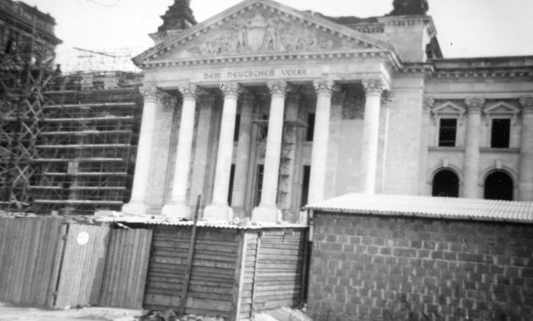 The Reichstag Building under Reconstruction 1959