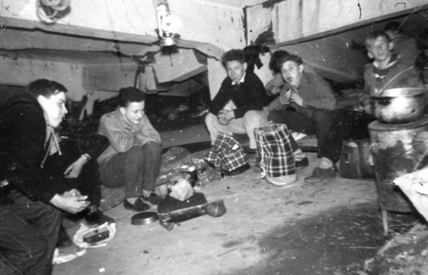 Peter's Clan Relaxing in a WW2 Bunker