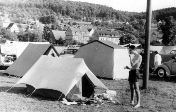 Campground near Montpellier, France