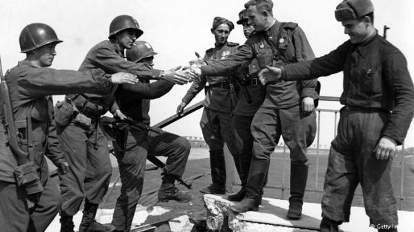 American and Soviet Forces Meet at Torgau April 1945 - Photo Credit: dw.com