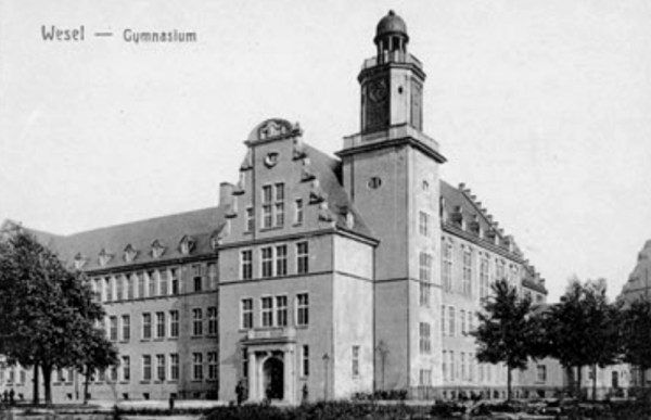 Our High School in Wesel built in 1912 - Now Court House Building