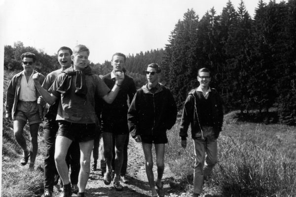 Happy Times: Class on a Hiking Field Trip