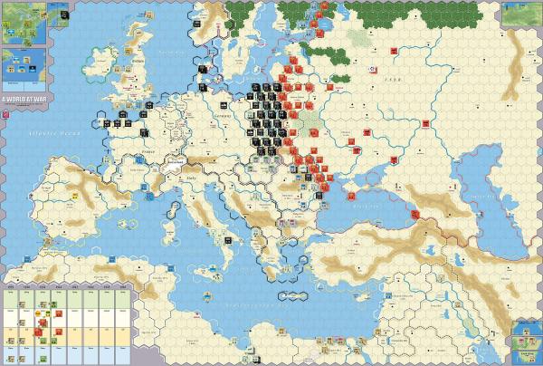 Typical Commercial WW2 Board Game - Photo Credit: warplanner.com