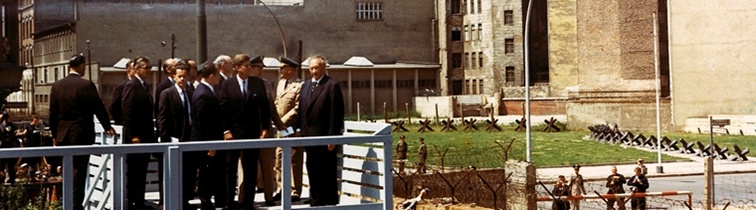 President Kennedy at the Berlin Wall - Photo Credit: jfklibrary.org