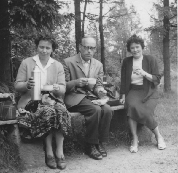 Onkel Hans zu Besuch in Gotha 1960