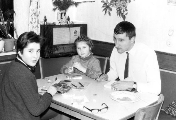 Together with Helga and Anita in Michelbach