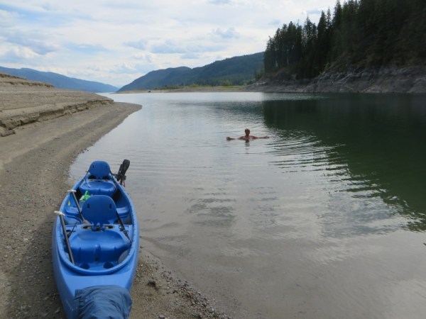 Biene swimming at an Island Beach