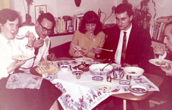 From left to right: Inge, Adolf, Biene, Peter and a Friend- January 1965