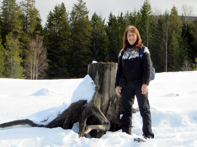 My Wife at our Winter Photo Shoot at Taite Creek