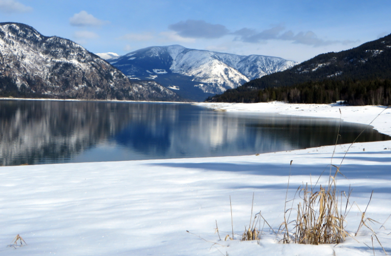 View across the Arrow Lake