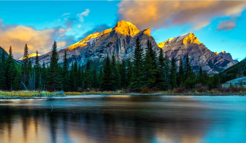 Pristine Lake in the Rockies