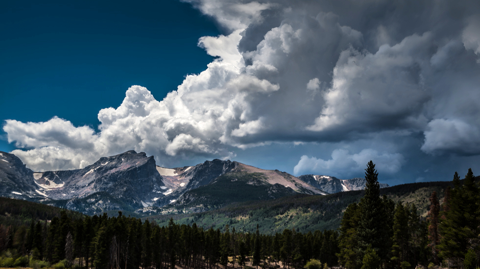 Storm Clouds over the Rocky Mountains